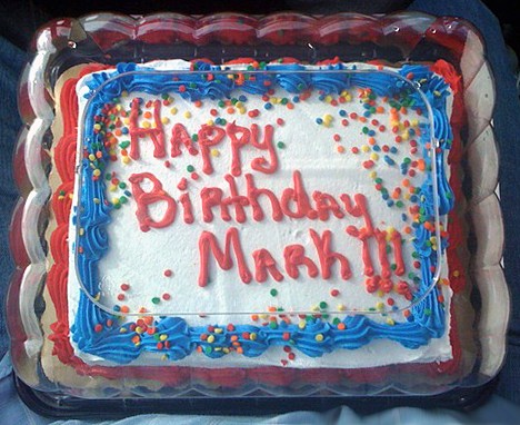 Mark Birthday Cake