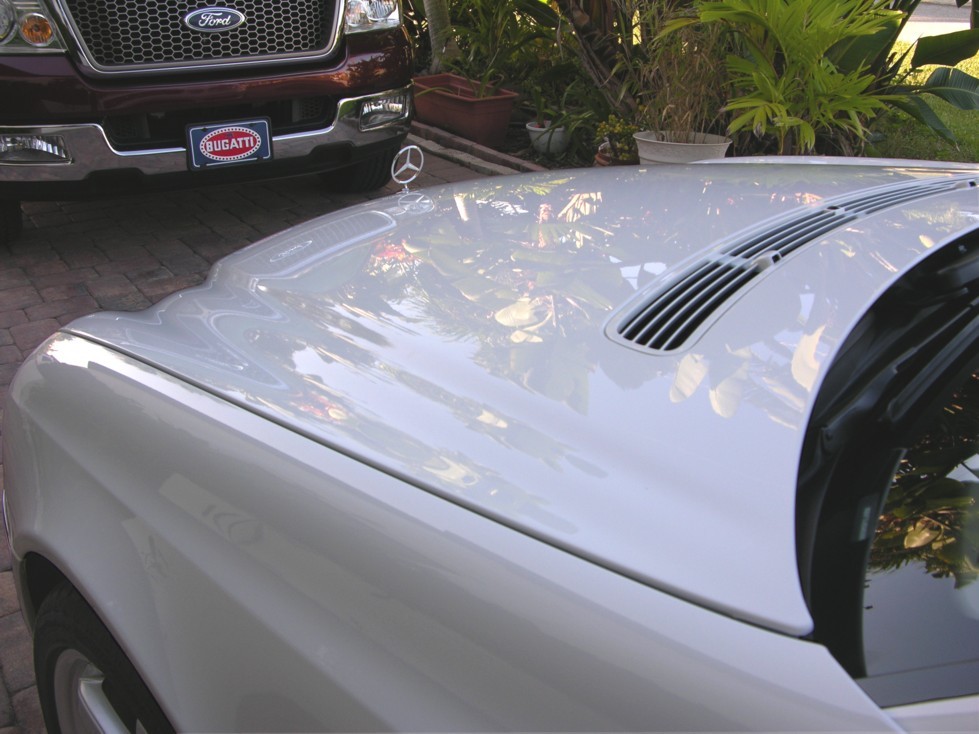 MB E500 Paint Detail