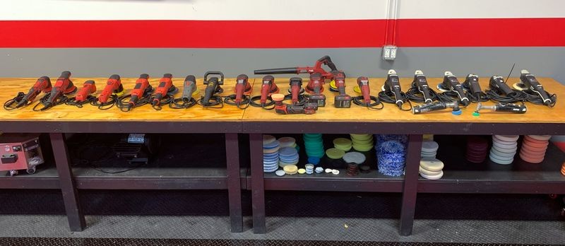MEGA CAR DETAILING TOOLS BUFFERS POLISHERS MIKE PHILLIPS