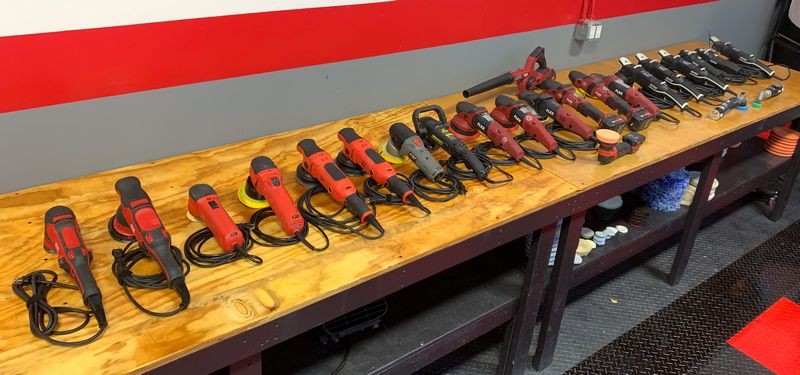 MEGA CAR DETAILING TOOLS BUFFERS POLISHERS MIKE PHILLIPS
