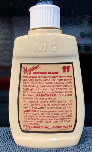 Meguiars Mirror Glaze Professional Hi-Tech Finesse Quick Step 11