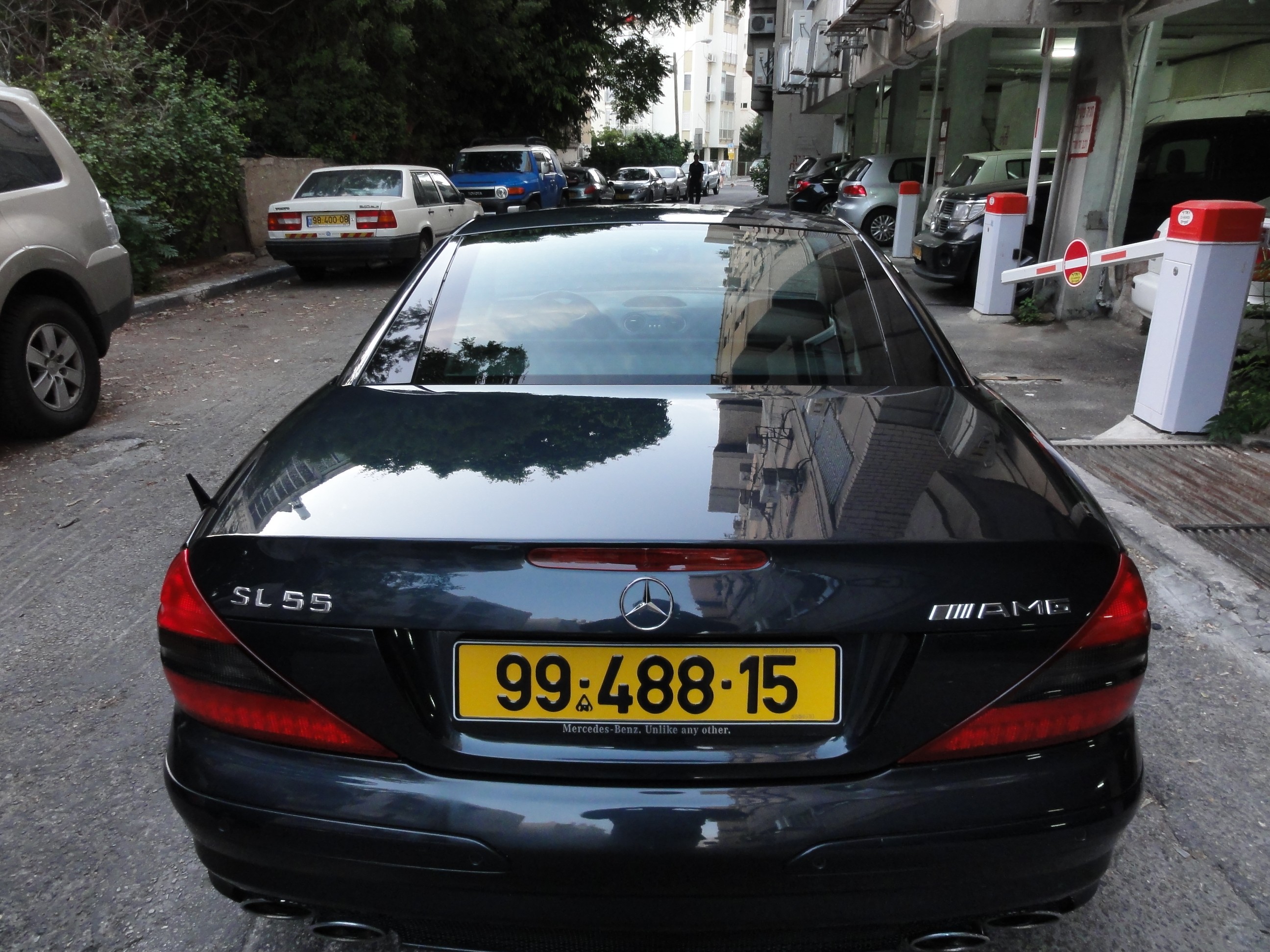 Mercedes SL 55 AMG Green Turquoise Metallic