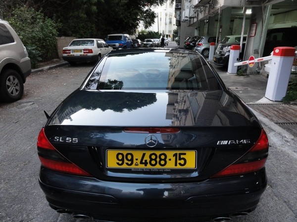 Mercedes SL 55 AMG Green Turquoise