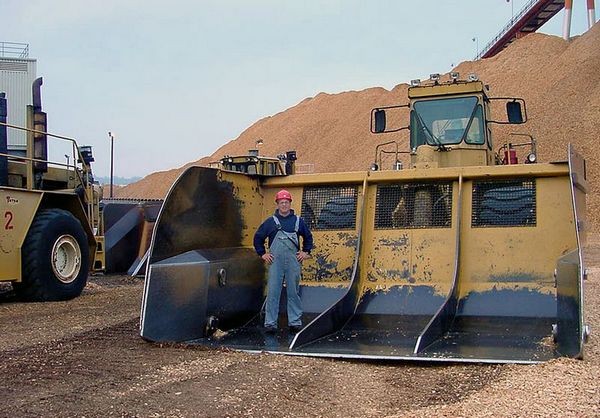 Mike driving Scoop