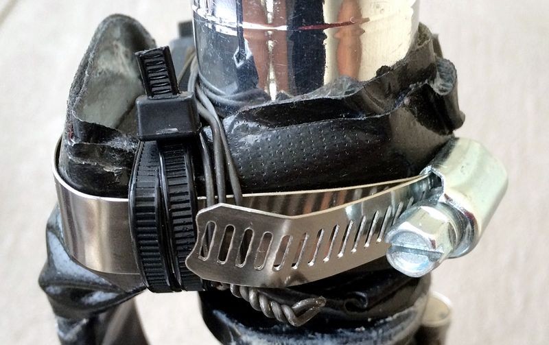 Mike Phillips breaks his robot leg while shooting Autogeek TV Commercial