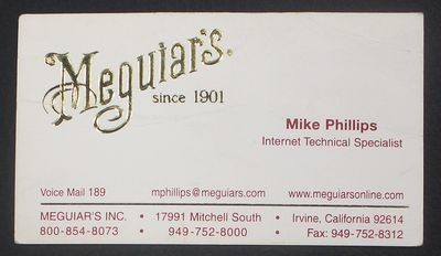 Mike Phillips Business Cards