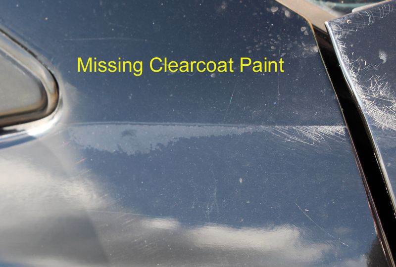 Missing Clear Coat Paint