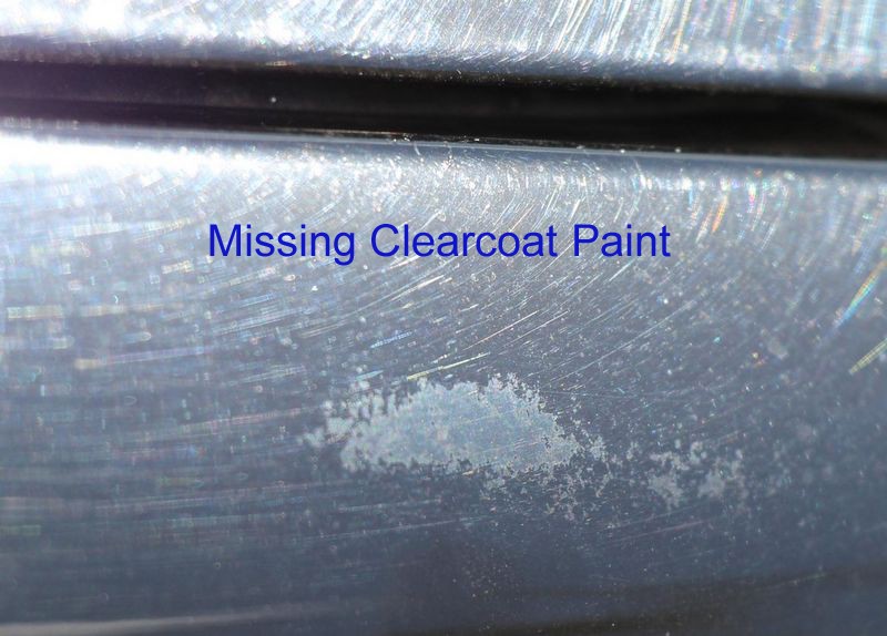Missing Clear Coat Paint