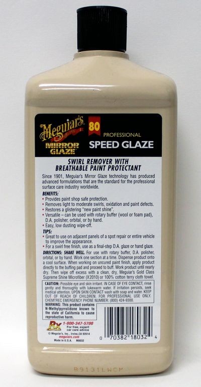 MM80 Speed Glaze Paintable Protection AutogeekOnline.NET