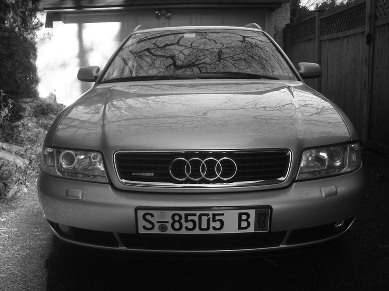 My B5 A4 2.8L Avant Quattro w/ Zoli plate.