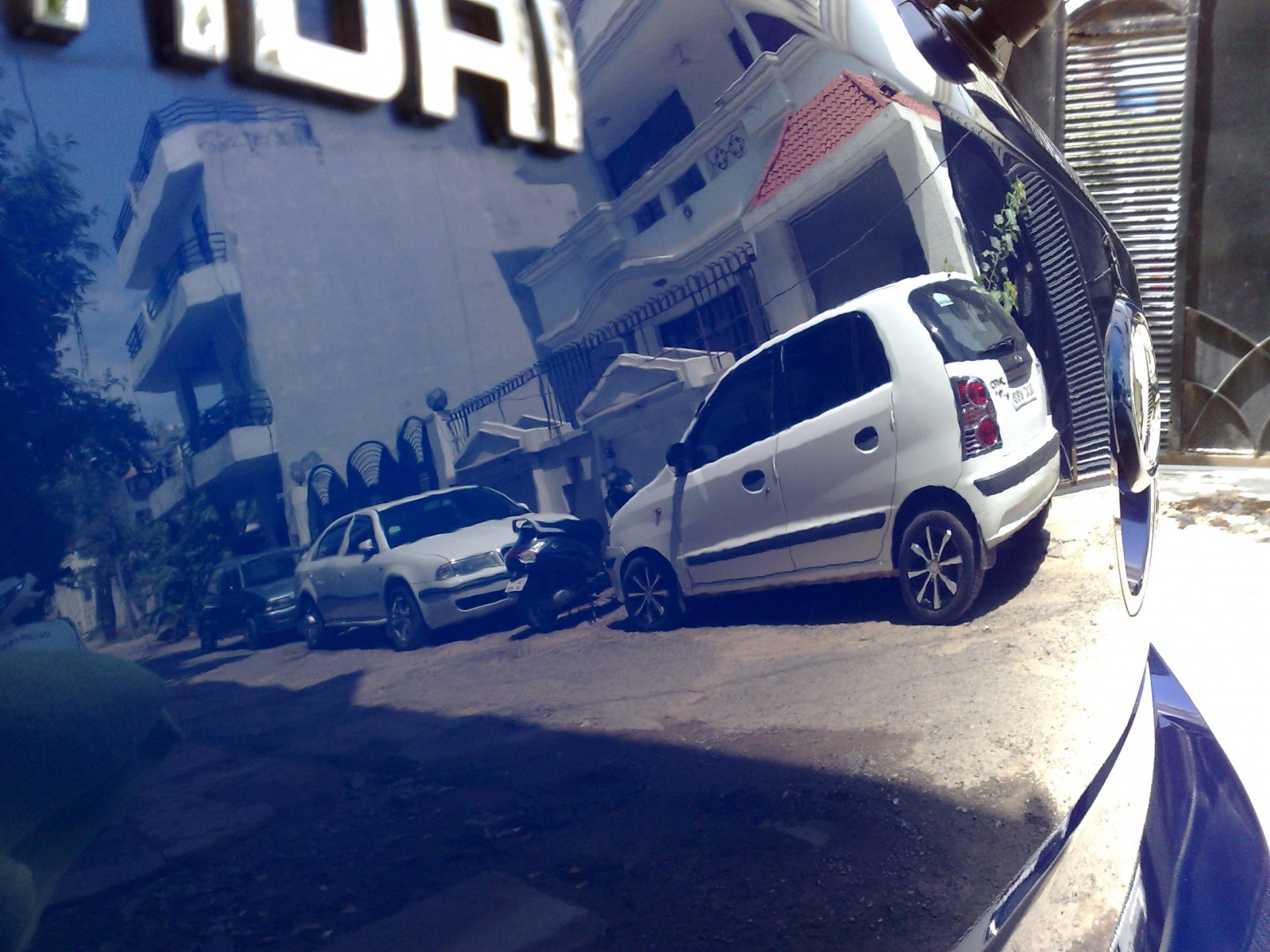 my i20's hatch door(reflection shot)