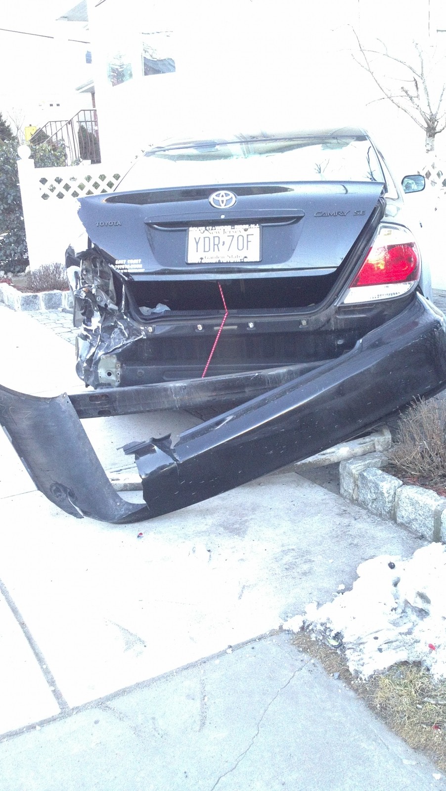 My poor car!