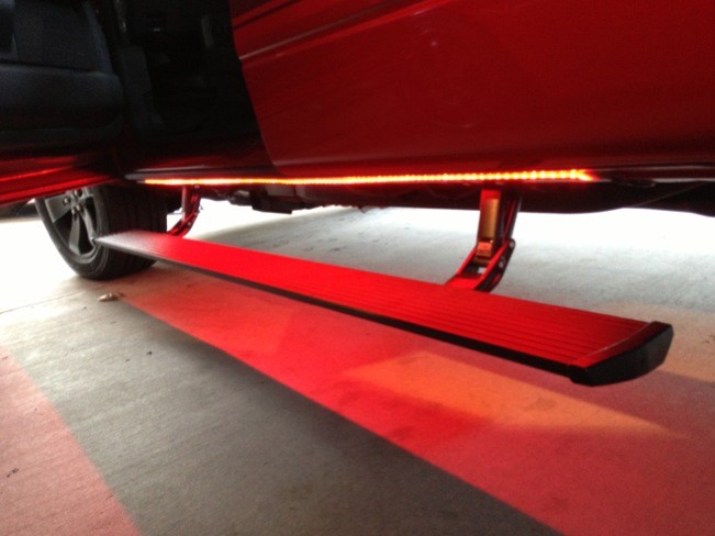 New AMP steps added with LED access lighting mod