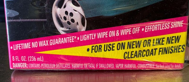 New Car Touchless Acrylic Clearcoat Sealant Mike Phillips
