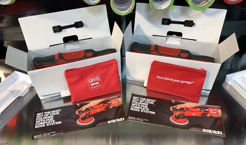 NEW Griots Garage BOSS 15mm and 21mm Polishers Mike Phillips
