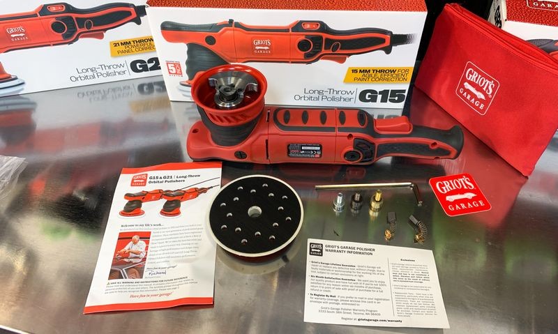 NEW Griots Garage BOSS 15mm and 21mm Polishers Mike Phillips