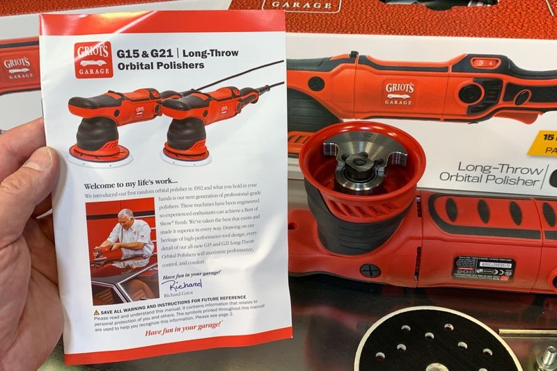 NEW Griots Garage BOSS 15mm and 21mm Polishers Mike Phillips