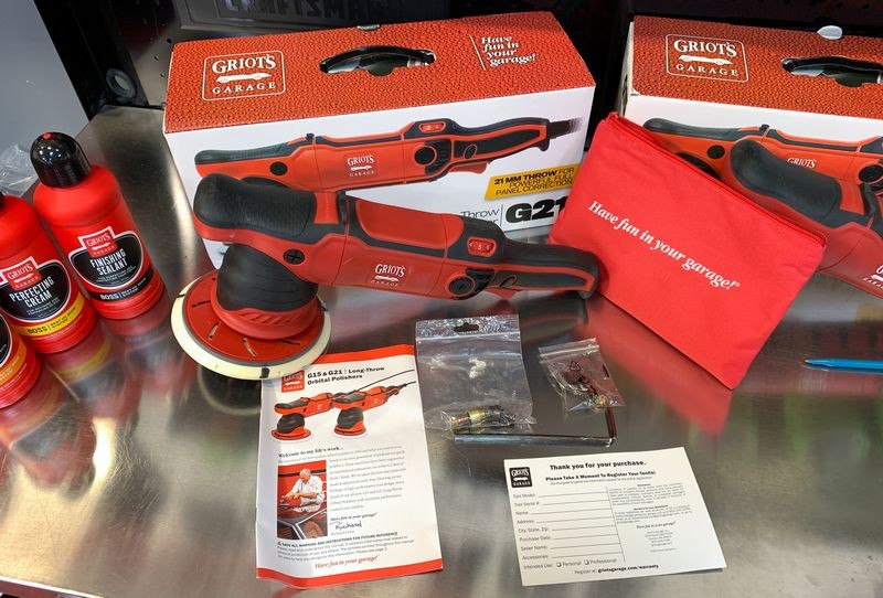 NEW Griots Garage BOSS 15mm and 21mm Polishers Mike Phillips