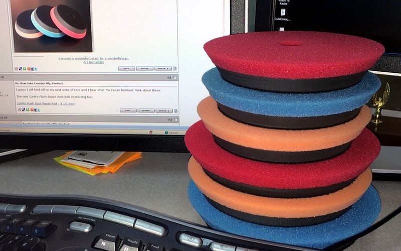 New Lake Country Foam Pads for Rupes