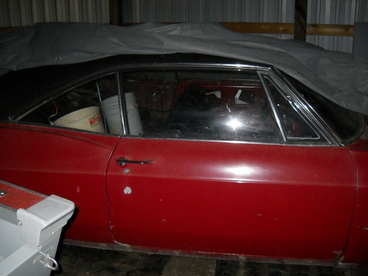 Old Impala with single stage paint
