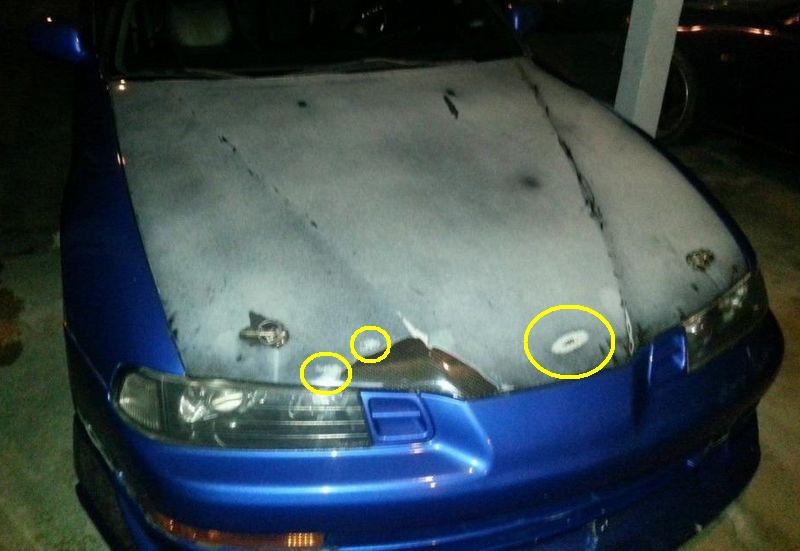 Oxidized Carbon Fiber Hood Mike Phillips CarbonFiber