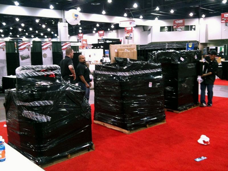 Packing at SEMA