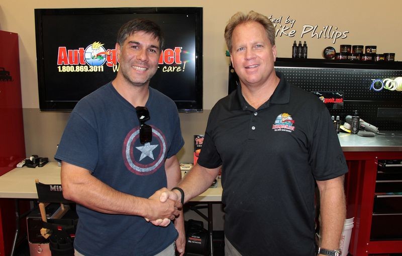 Patrick from Puerto Rico at Autogeek with Mike Phillips