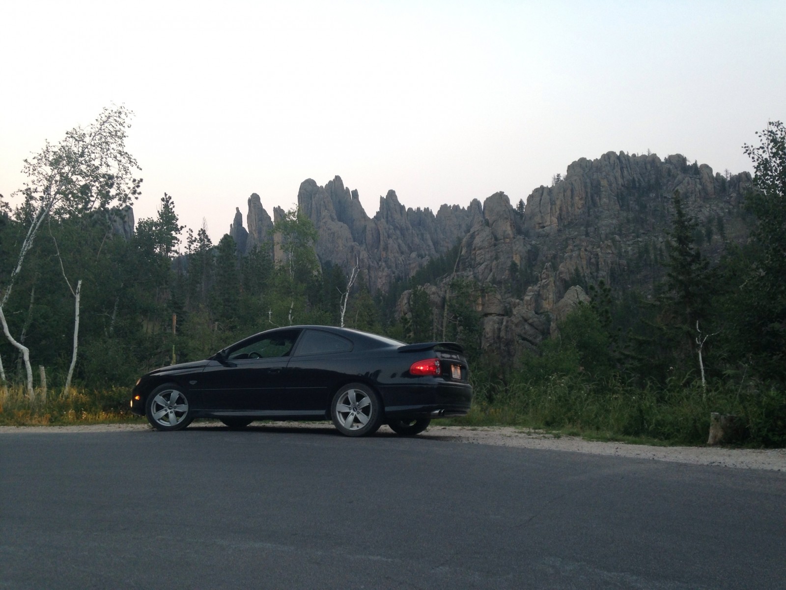 Phantom Black Pontiac GTO in SD Black Hills
