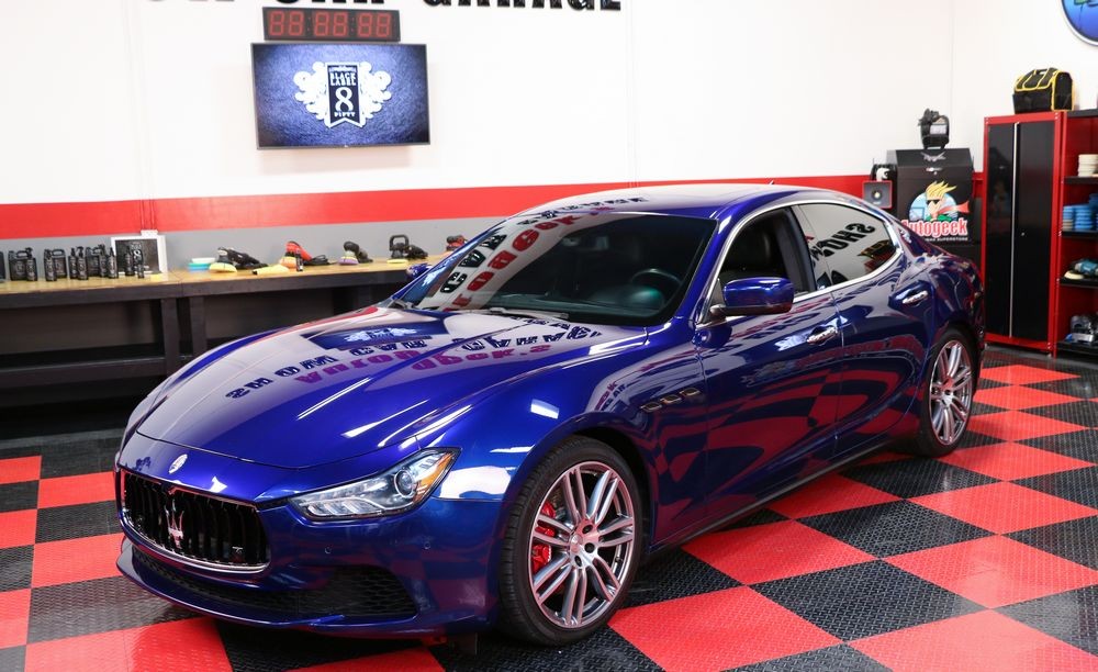 Pinnacle Black Label Paint Coating - Blue Maserati