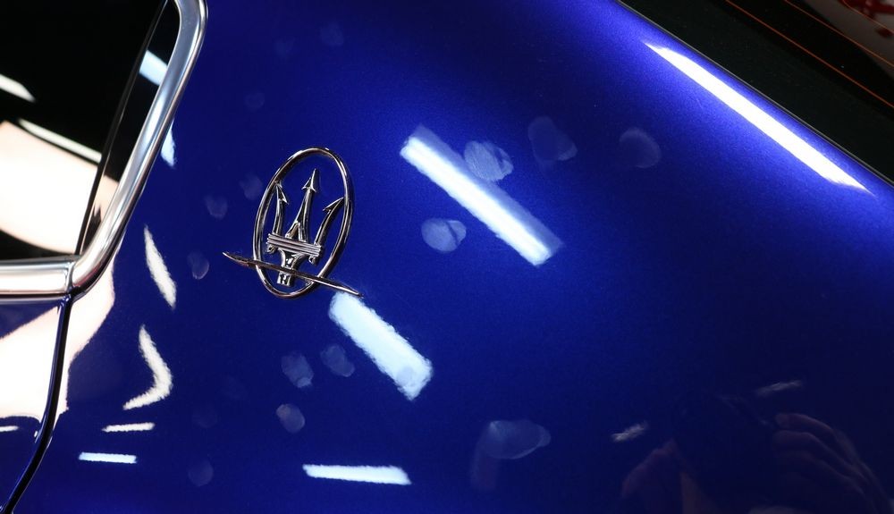 Pinnacle Black Label Paint Coating - Blue Maserati