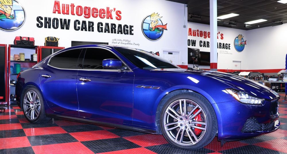 Pinnacle Black Label Paint Coating - Blue Maserati