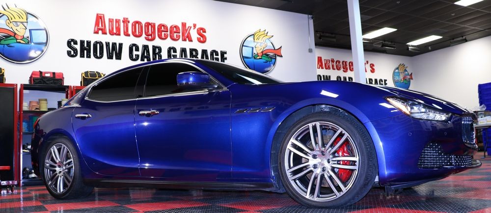 Pinnacle Black Label Paint Coating - Blue Maserati