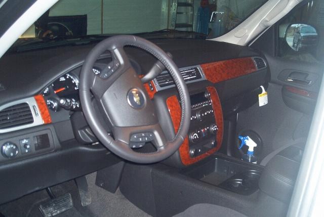 Plastic coated wood trim