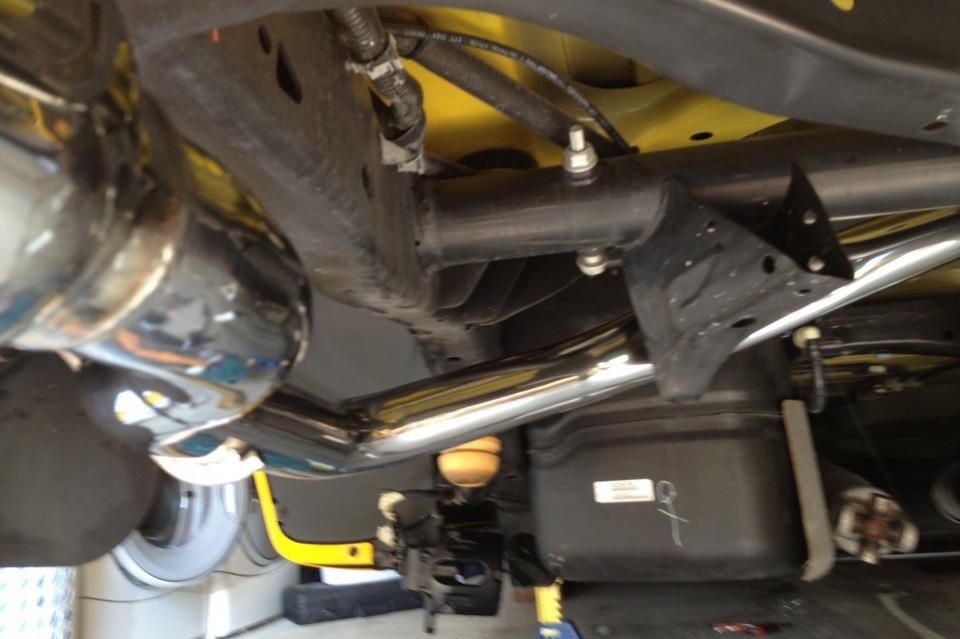 Polished exhaust