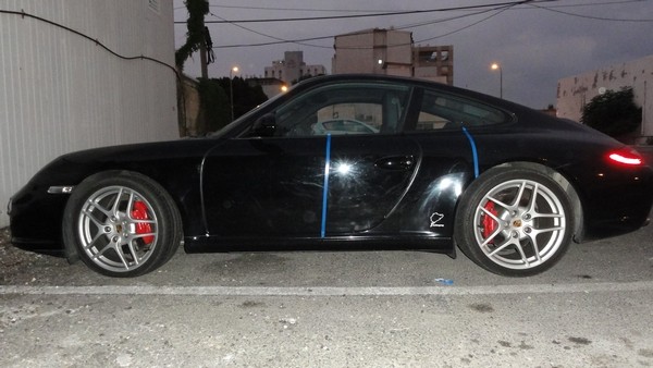 Porsche Carrera 911 polish, wax, detailing by Sharkpolitur TLV Israel