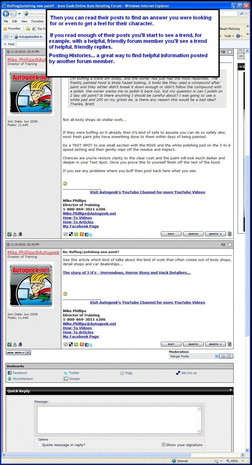 Posting History