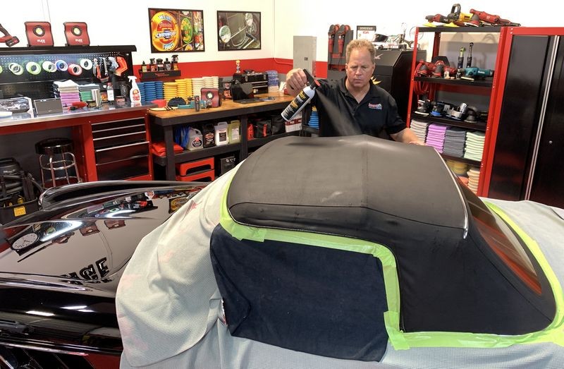 Protect Restore Canvas Cloth Convertible Top 1966 Ferrari Mike Phillips