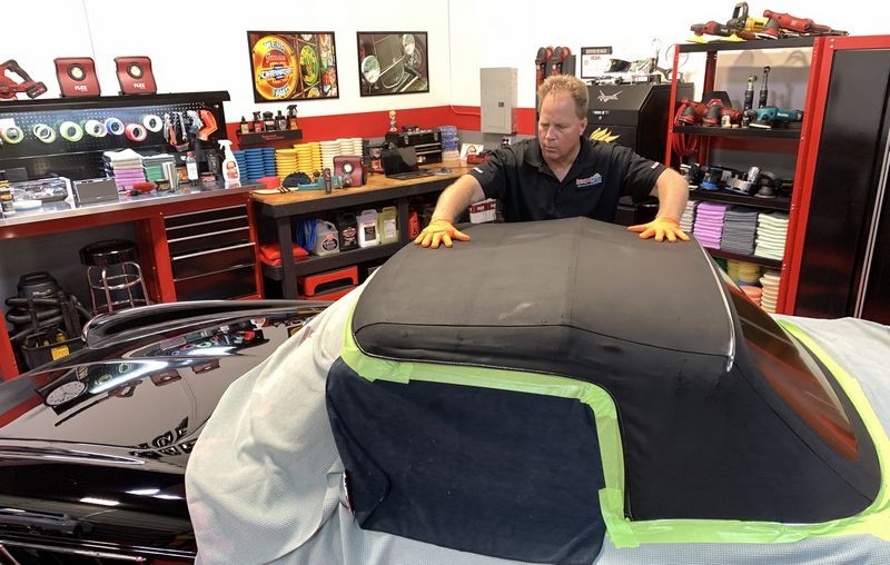 Protect Restore Canvas Cloth Convertible Top 1966 Ferrari Mike Phillips