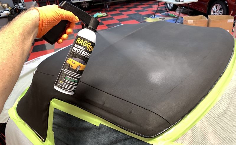 Protect Restore Canvas Cloth Convertible Top 1966 Ferrari Mike Phillips