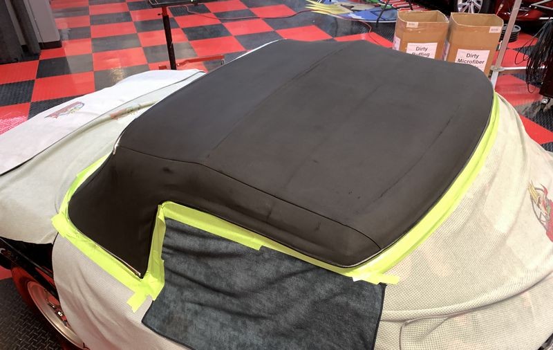 Protect Restore Canvas Cloth Convertible Top 1966 Ferrari Mike Phillips