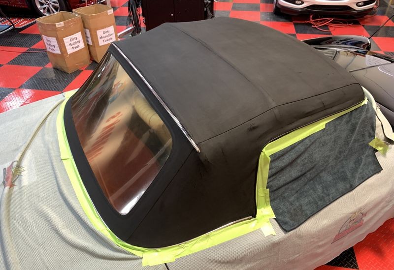 Protect Restore Canvas Cloth Convertible Top 1966 Ferrari Mike Phillips