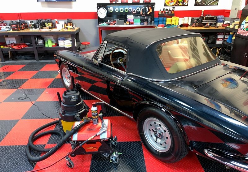 Protect Restore Canvas Cloth Convertible Top 1966 Ferrari Mike Phillips