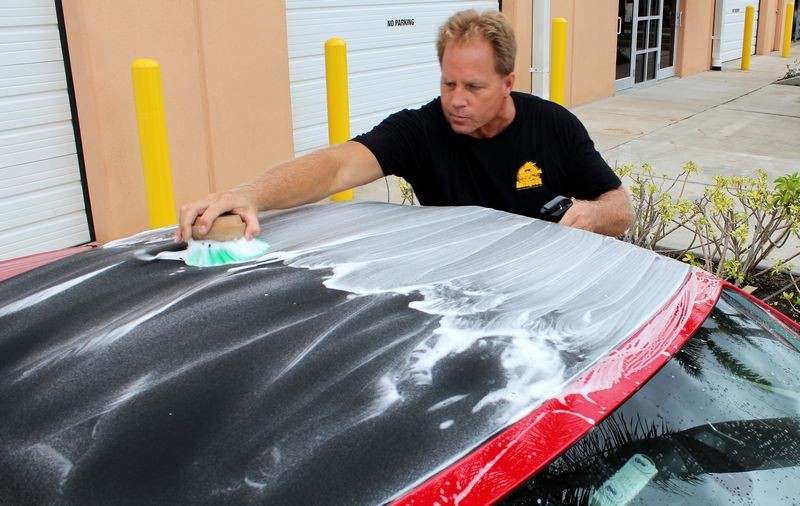 RaggTopp Haartz Convertible Top Brush Autogeek