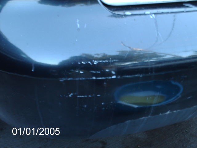 rear bumper before