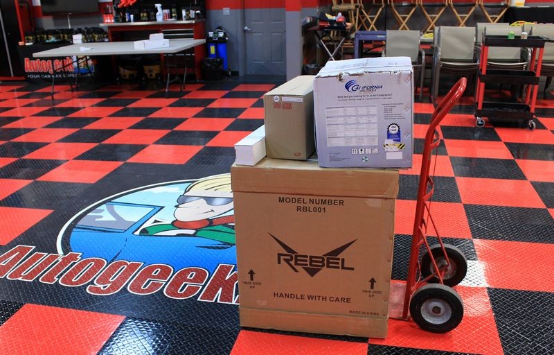 Rebel Autogeek Tool Cart by Mike Phillips