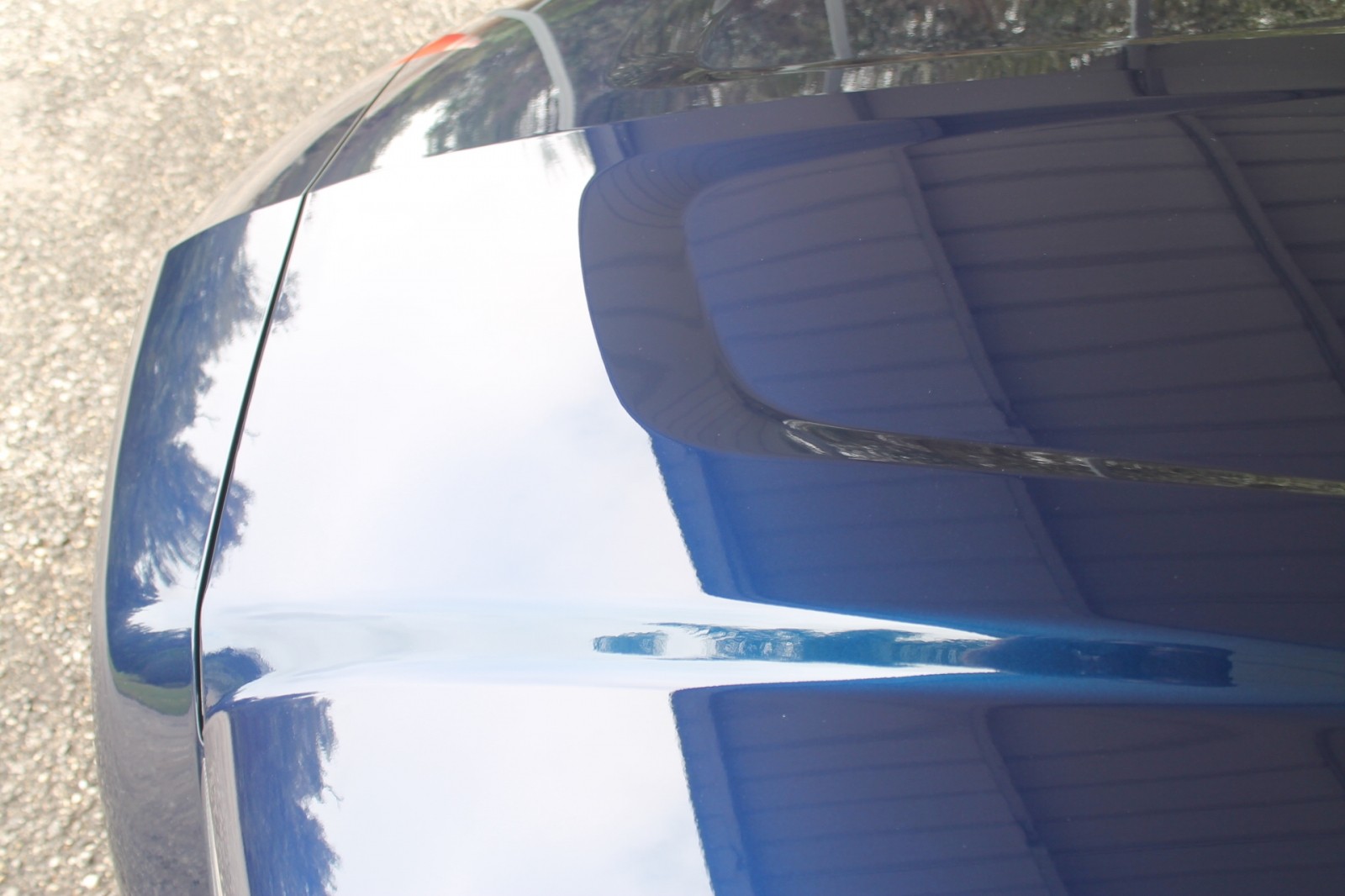 Reflection on hood after Paint Correction