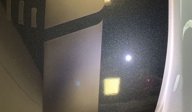 Remove swirls scratches by machine in Vinyl Stripes Decals Graphics Corvett