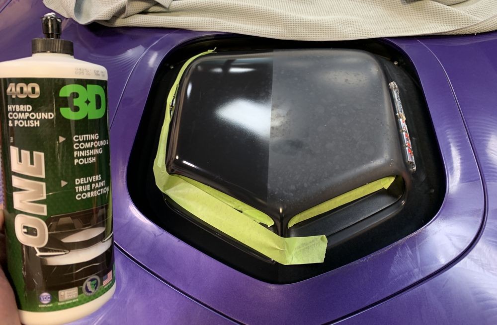 Remove water spots Matte Shaker Hood Scoop 2016 Challenger Scatpack 392 Hem