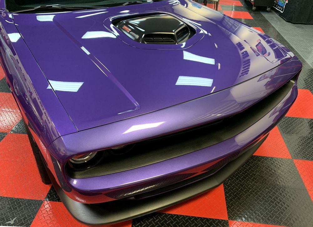 Remove water spots Matte Shaker Hood Scoop 2016 Challenger Scatpack 392 Hem