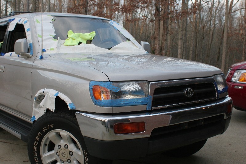Removed Pinstriping and prepared for buffing